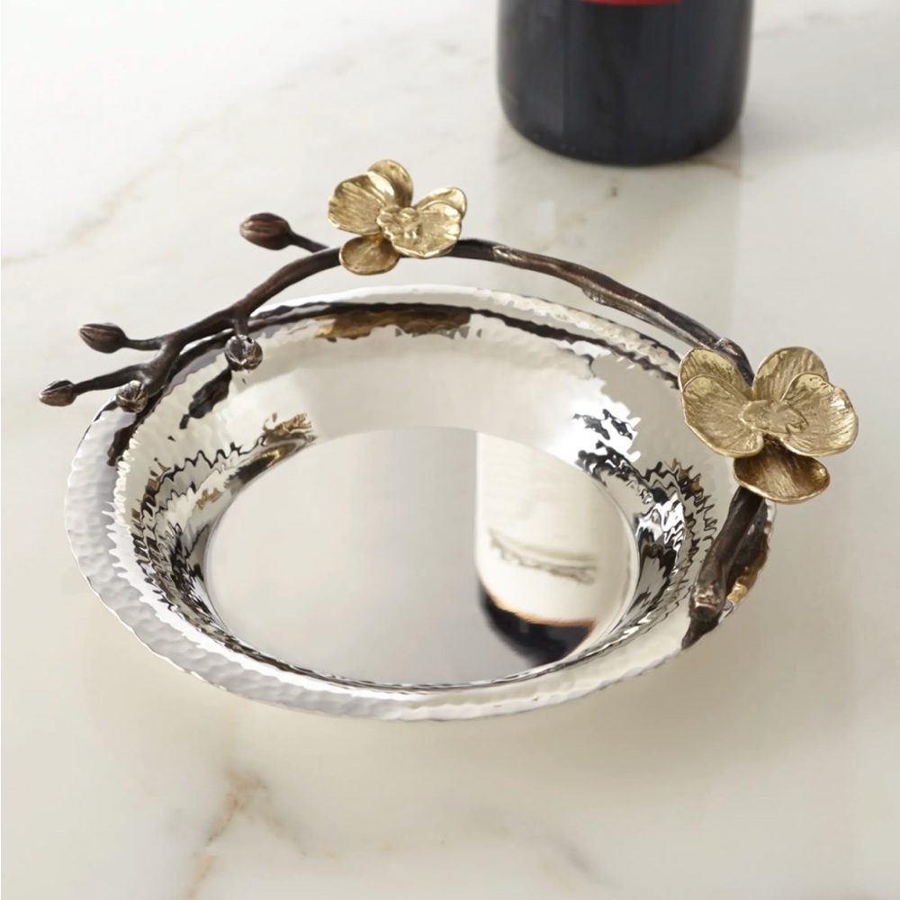 NWT Michael Aram orchid wine coaster